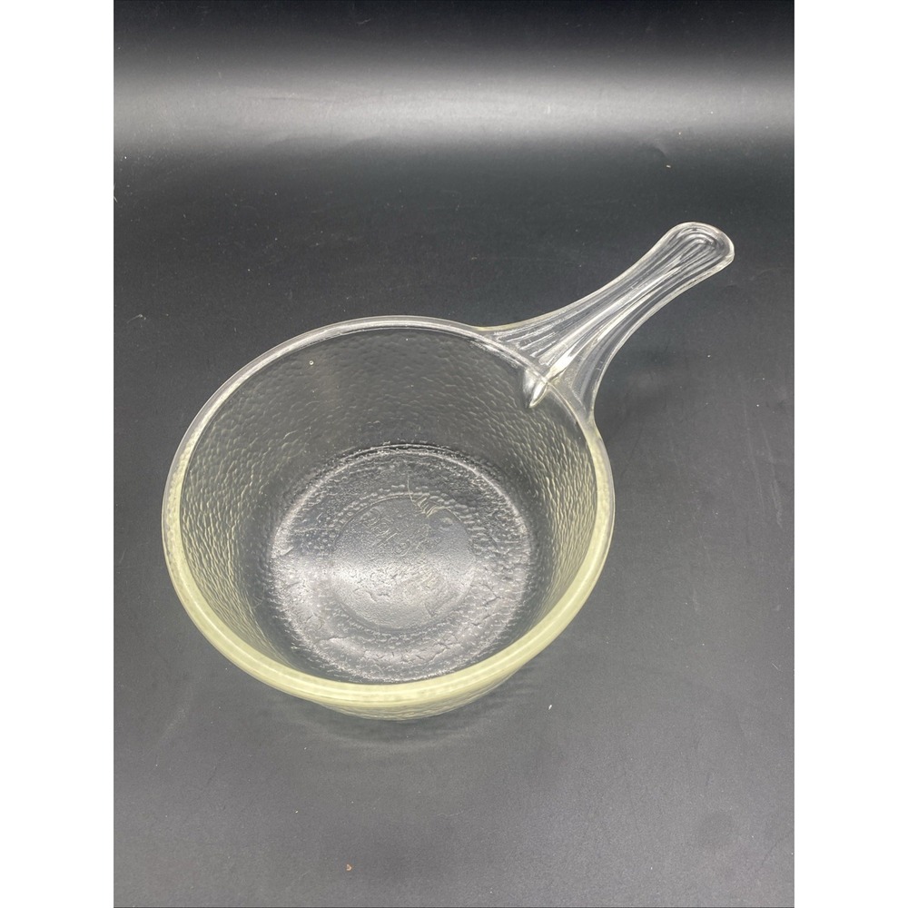 Vintage McKee Range-Tec Clear Glass Sauce Pan #328 made in USA